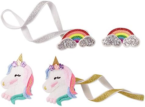 Cute Hair Bows Barrettes Clips - 4PCS Hairpins Hair Clips for Girls Gifts Kids Toddlers by Refee