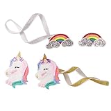 Cute Hair Bows Barrettes Clips - 4PCS Hairpins Hair Clips for Girls Gifts Kids Toddlers by Refee
