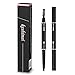 Eyebrow Pencil 2 Packs, Waterproof Smudge-Proof Brow Pencil with Brow Brush, Automatic Eye Brow Makeup Kit, Black