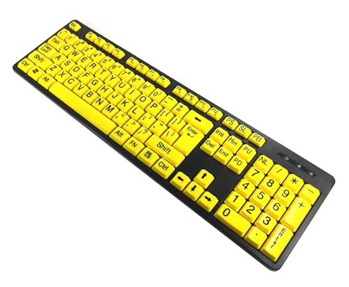 TRONWIRE Large Print Wired Keyboard