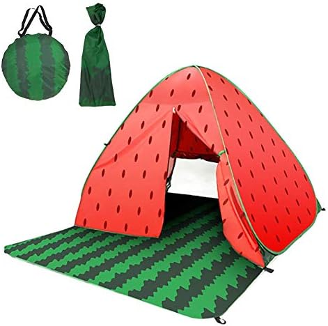 スイカ ワンタッチテント Uvカット 簡単設営 ワンタッチテント サンシェルター キャノピー 運び便利 ピクニック アウトドア
