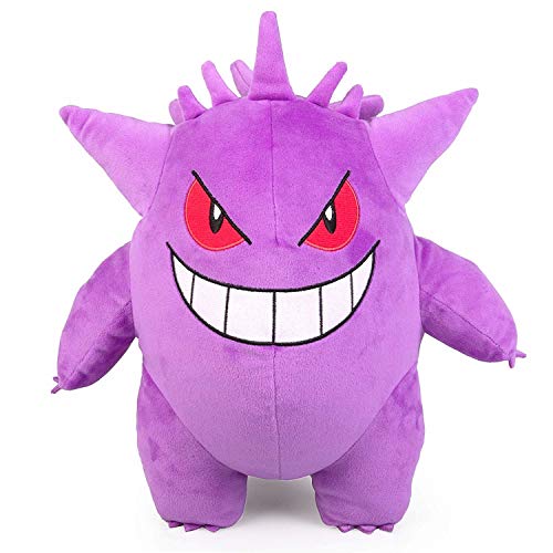 Pokémon Plüsch Kuscheltier Gengar 30 cm, Neue Pokemon Spielzeug 2021, Offiziell von Pokemon Lizenziert – Bild 7