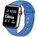 ATUP Compatible with for Apple Watch Replacement Band 38mm 40mm 42mm 44mm Women Men, Soft Silicone Band Compatible with for iWatch Series 4, 3, 2, 1 (Royal Blue, 42mm/44mm-M/L)