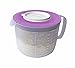 Tupperware Mix & Store Batter Bowl 8 Cup / 2 Qt Measuring Pitcher, Deep Purple.