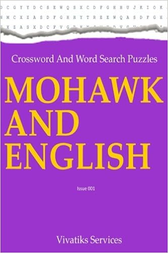 Crossword And Word Search Puzzles Mohawk And English Mohawk Version Volume 1 Services Vivatiks Amazon Com Books