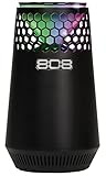 808 Audio HEX LIGHT 360-degree Portable Speaker with Bluetooth - Black