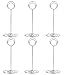 Radezon 20 Pack 8.75 inch Tall Table Number Holders Place Card Holder Table Picture Holder Wire Photo Holder Clips Picture Memo Note Photo Stand (Silver)