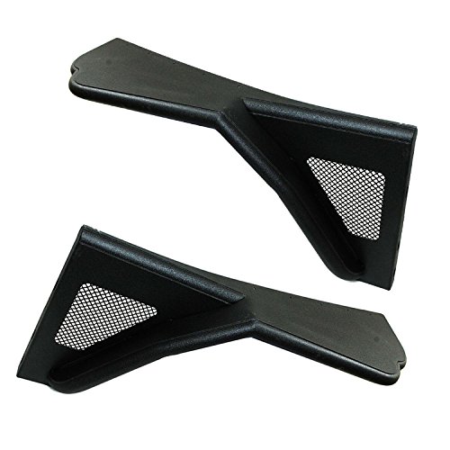 Paramount Restyling 51-0206 Black Front Steel Fender with Flare Mesh Insert (Jeep Wrangler CJ)