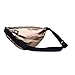 Shiny Retro Fanny Pack Rave Festival Metallic Hologram Bum Bag Waist Pouch (Gold)