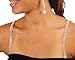 Divas Bra Straps Womens Silver Rhinestone Replacement Bra Straps, Removable Crystal Strap, Multiple Sizes