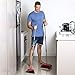 Improved Thick Bristled Extendable 62-inch Broom and Dustpan Set, Easy Setup & Lightweight Lobby, Kitchen, Office or Room Broom to Clean Floors and Ceilings