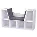 KidKraft Bookcase with Reading Nook Toy, White primary