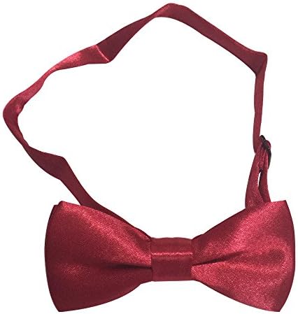 Boys Children Kids Solid Color Satin Banded Bow Ties Various Color