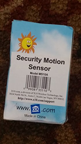 UPC 099081331103, X-10 Security Motion Detector Model MS10A