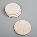 Creative Home Natural Champagne Marble Set of 4 Piece Round Coasters, 4