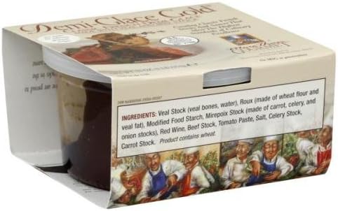 More Than Gourmet, Sauce Demi Glace Gold Classic Frn, 16-Ounce (04 Pack)