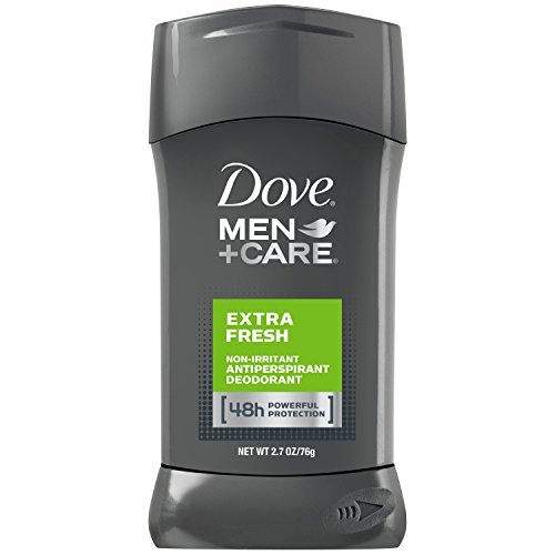 Dove Men + Care 48 Hour Antiperspirant Stick, Extra Fresh, 2.7 Ounces, Pack of 6