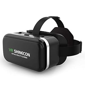 VR Headset, ThaiGEX Virtual Reality Headset for Movies 3D VR Glasses Goggles Compatible with iPhone & Android Phone, 2K…
