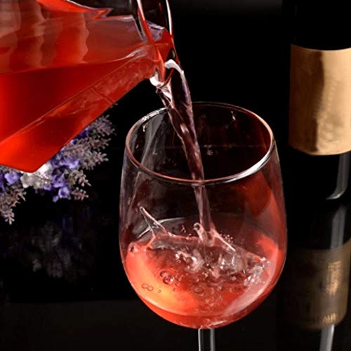 jiumoji Home Red Wine Glass Wine Bottle Crystal for Festival Party Flutes Glass or Celebration