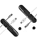 Cable Management, Hizek Magnetic Cable Organizer Multipurpose Cable Clips for Power Wires,Charging Cables,USB Cords,Audio Cables,Headphones Wires(Black)