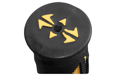 Yana Shiki GRP-4086-YELLOW Rubber Slip-on Grips for 7/8" Handle Bars
