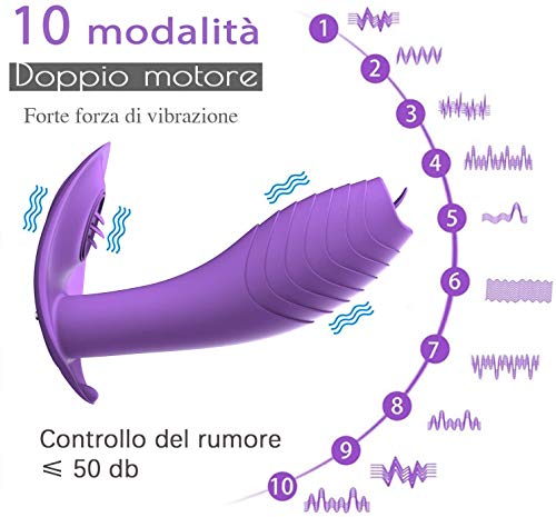 Vibratori-Sessuali-per-Donna-Massaggiatore-Portatilewireless-Ricarica-USB-12-Modalita-Impermeabile-Massaggiatore-per-Schiena-o-Collo