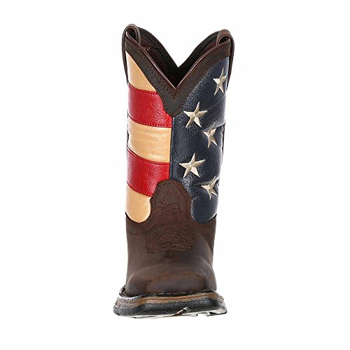 Durango Baby DBT0159 Western Boot, Brown and Union Flag, 10 M US Toddler