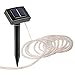 LE® 23ft LED Solar Rope Lights, Waterproof, 50 LEDs, 1.2 V, Blue, Portable, with Light Sensor, Outdoor Rope Lights, Ideal for Christmas, Wedding, Party
