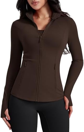 Amazon.com: colorskin Womens Zip Up Bbl Jacket Lightweight Cropped