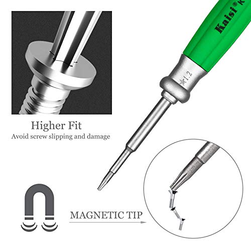 Kaisi P2 P5 P6 Pentalobe Screwdriver Set 5 Point Star 0.8mm 1.2mm 1.5mm