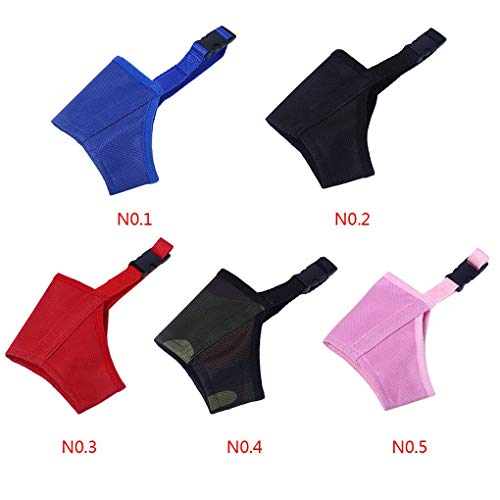 Zerama Dog Muzzles Anti-Biting Barking Pet Adjustable Dog Muzzle Mouth Cover Small Medium Large Extra Dog