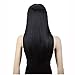 AGPtek 24 inch Straight Long Beautiful Black Wig Hair