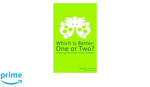 Which Is Better One Or Two Improving The Vision Of Your - 