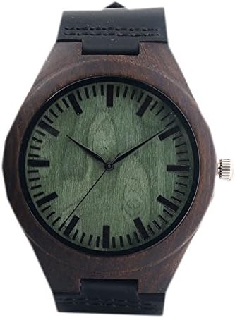 WRYJ016 Wooden watches green wood dial quartz watch bobo bird