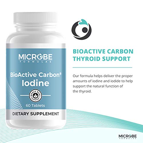 Microbe Formulas BioActive Carbon Iodine Natural Thyroid Support