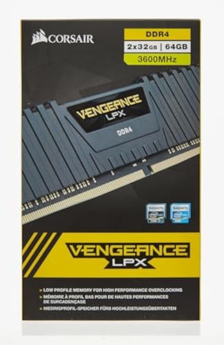 64gb 2x32gb Corsair Vengeance Lpx Black 64gb Corsair Vengeance LPX