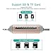 Micro SD Card Reader,BOYMXU Memory Card Reader Compatible with iPhone iPad Andriod MacBook Computer,Tf Card Reader Adapter for USB C,Micro USB,USB,Picture Video Viewer Camera-Gold