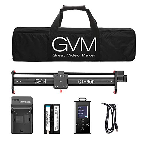 GVM Great Video Maker Motorized Camera Slider Video Rail Track Dolly