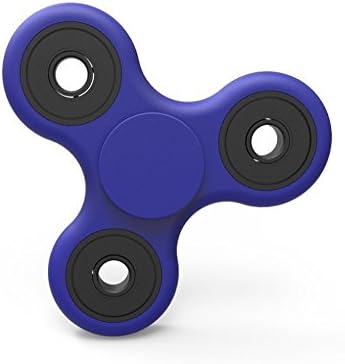 Tri-Spinner Fidget Toy with Premium Hybrid Ceramic Bearing, High Speed 1.5-2 Minutes Average Spins - Blue