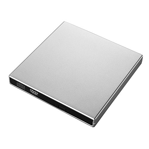 VicTsing Ultra Slim External USB 3.0 Aluminum CD/DVD-RW Writer Burner for Apple Macbook Pro Air iMAC and other non-apple laptops/desktops