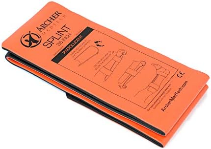 Common First Assist Splint by Archer MedTech: Moldable Aluminum Splint for Injury Immobilization