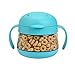 Ubbi Tweat No Spill Snack Container for Kids, BPA-Free, Toddler Snack Catcher, Blue