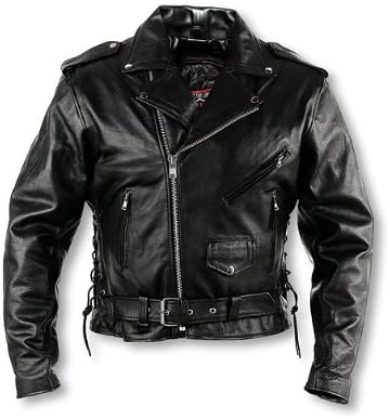 Interstate Leather Men's Classic Riding Jacket (Size 40)