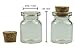 Shxstore 5ml Small Mini Glass Bottles Sample Jars with Cork Stoppers for Art Crafts 22mm x 30mm, Pack of 40
