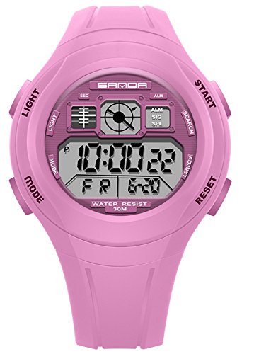 Water-proof Digital Outdoor LED Kids Sport Watches For Ages 7-10 Years Old Boys Girls