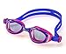 AqtivAqua Kids Swim Goggles Swimming Goggles for Kids Youth Childrens Boys Girls (DeepBlue/Magenta colour)