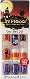 Impress Press-on Manicure Halloween Edition Medium Length, Square Shape Nails - Malice