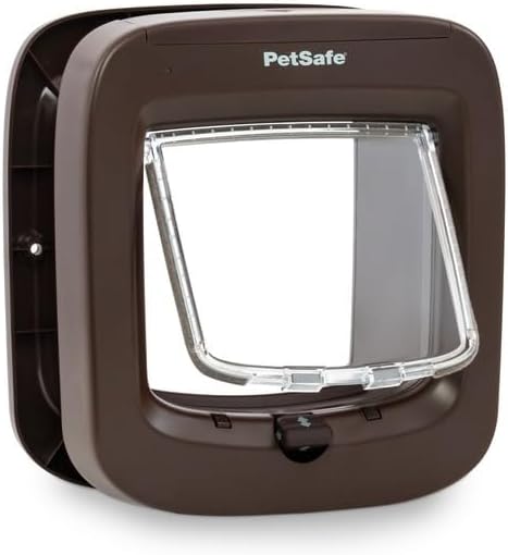 PetSafe Microchip Cat Door Exterior Interior Multi-User RFID 40 Pets