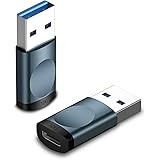 [10Gbps] USB 3.1 GEN 2 Male to Type-C Female Adapter 2Pack, TypeC 3.1 to USB Adapter Support Charging, Data Transfer & Listen