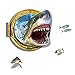 3D Submarine World under sea Unique Decor Removable Wall Art Sticker Decal Home Kid Room Decor and Wall Decor (shark)